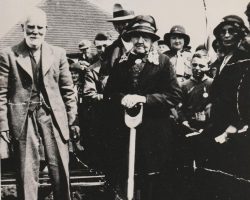 Planting the Jubilee Oak 1935