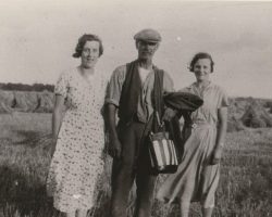 Valentine James Halliday and Eunice on Cooks Land