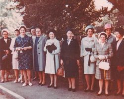 Women Group outside Church 1968