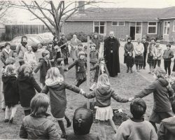 Tree Planting at St Laurence School 1984